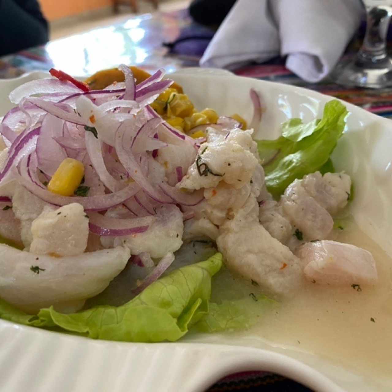 Ceviche de Corvina