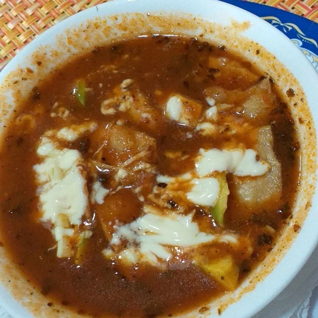 sopa de tortilla