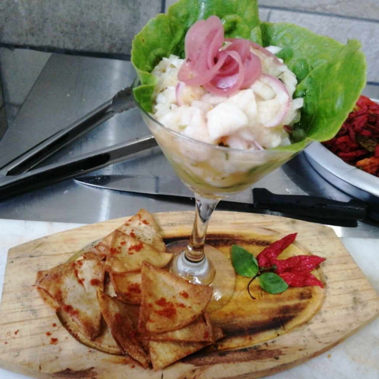 ceviche de corvina