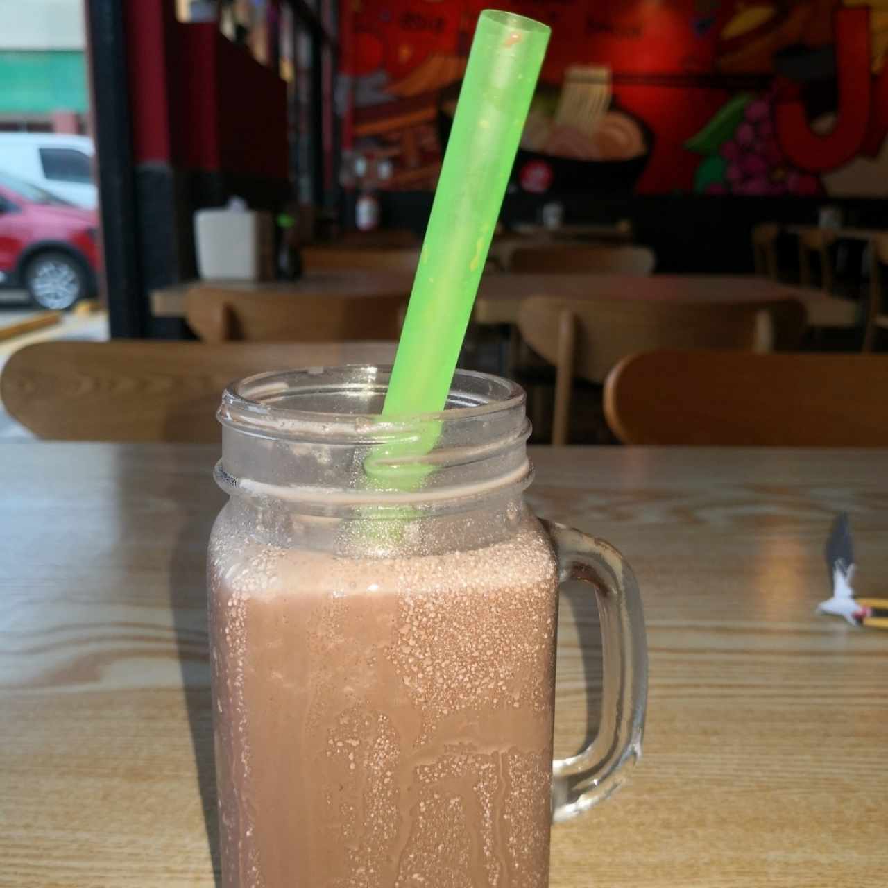 Bubble tea de chocolate