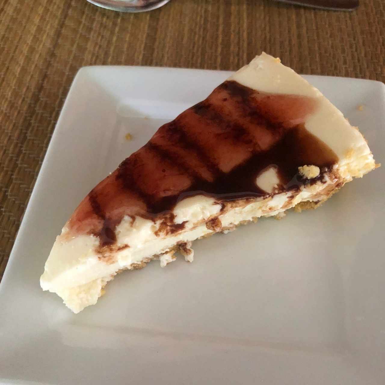 cheese cake de frambuesas y chocolate 