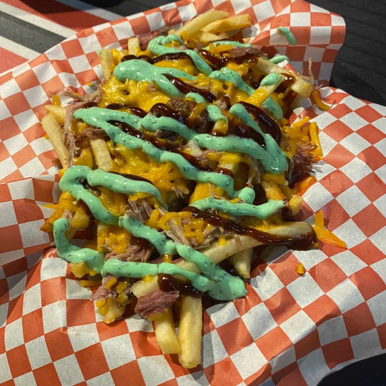 BBQ Pull pork Fries