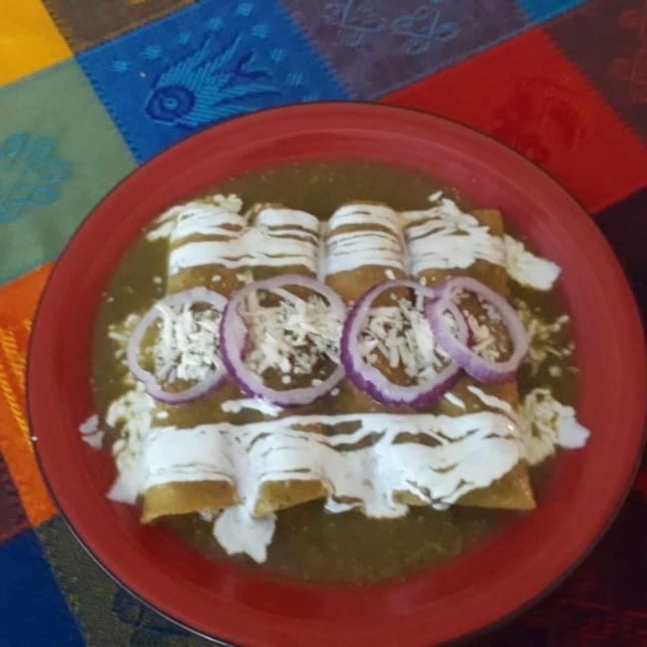 Enchiladas Verdes