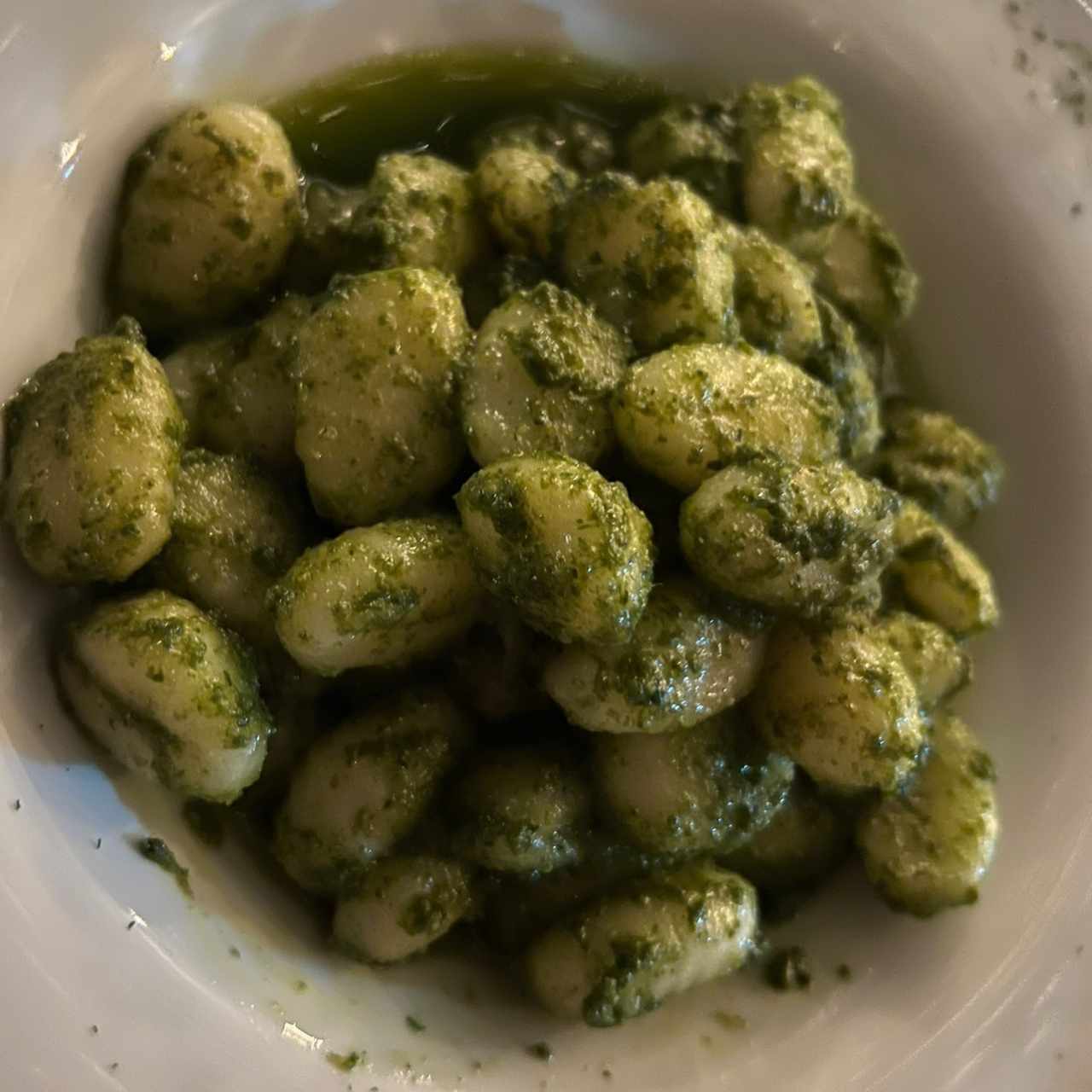 Gnocchi al pesto 