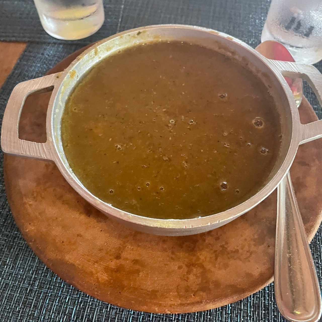 Sopa de lentejas 