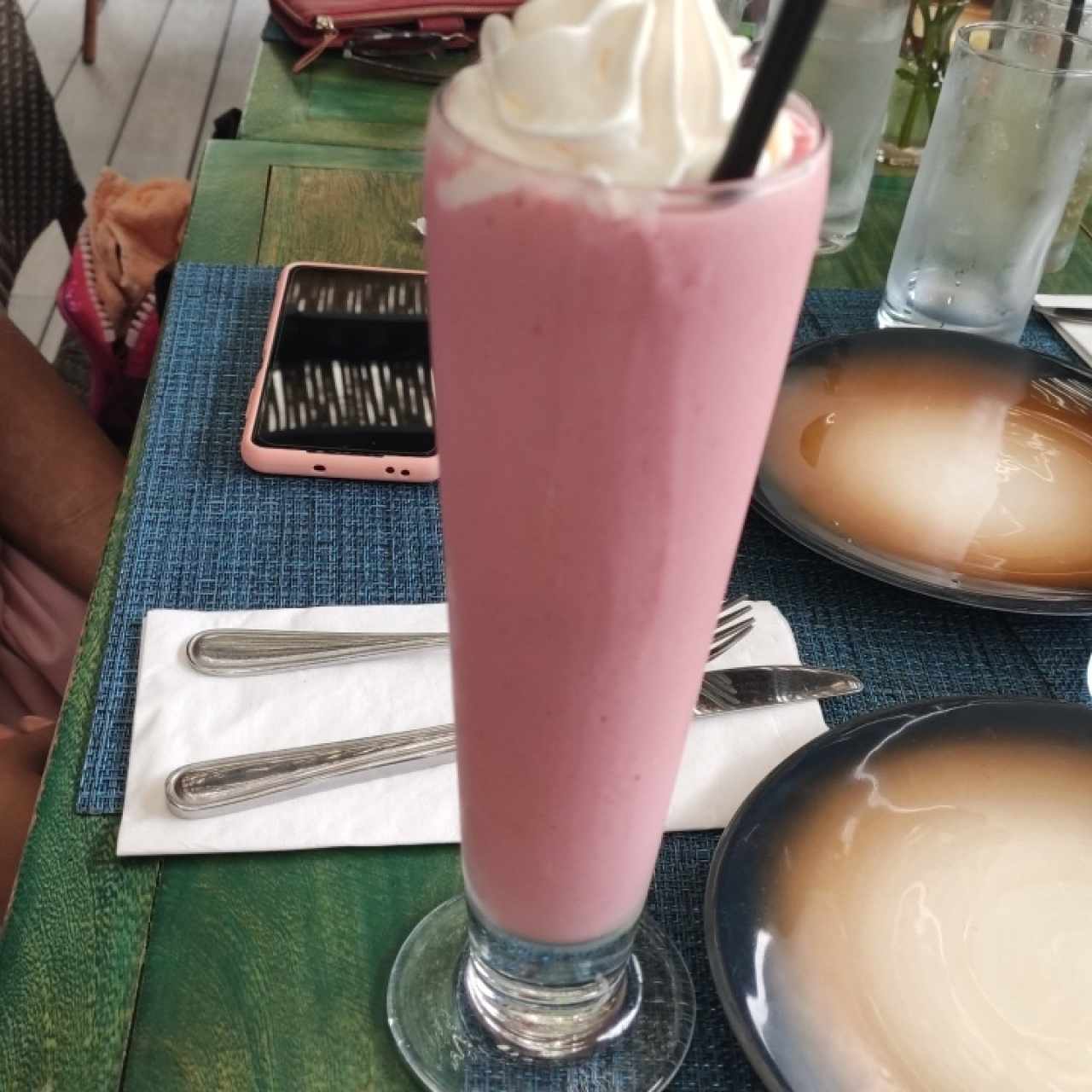 batido de fresas