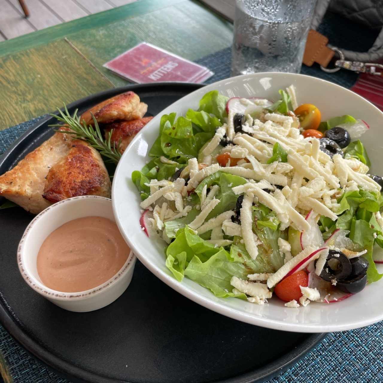 Ensalada con pollo