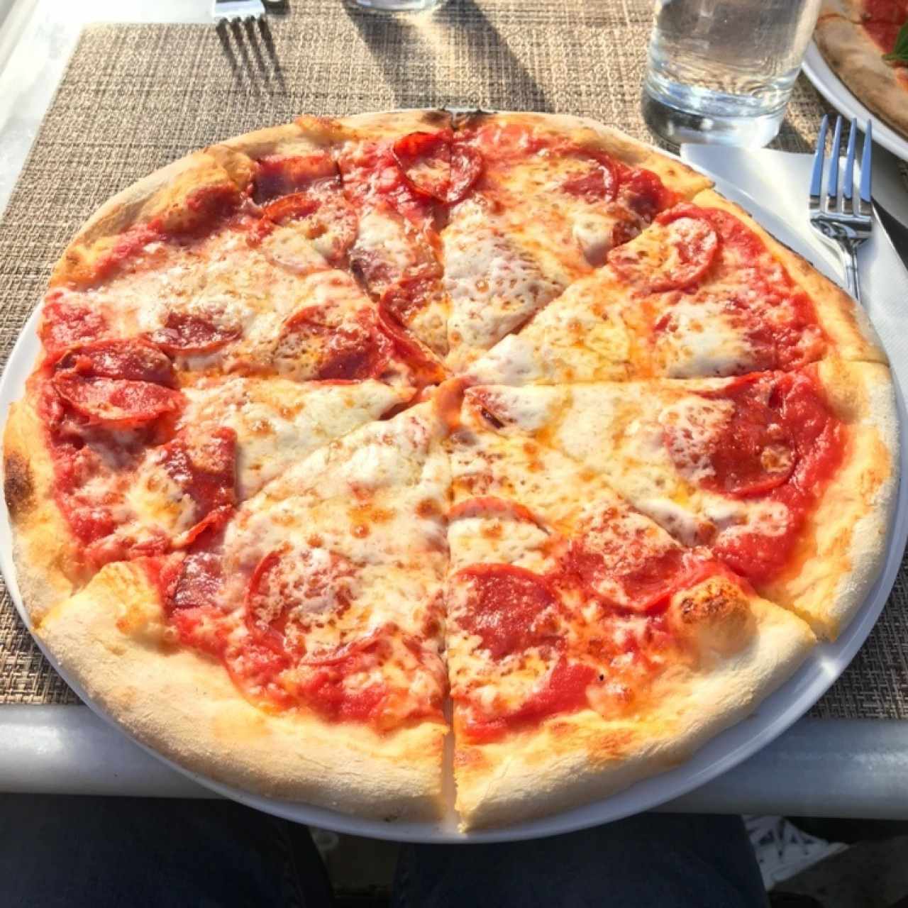 PIZZA DE TOCINO Y MIEL