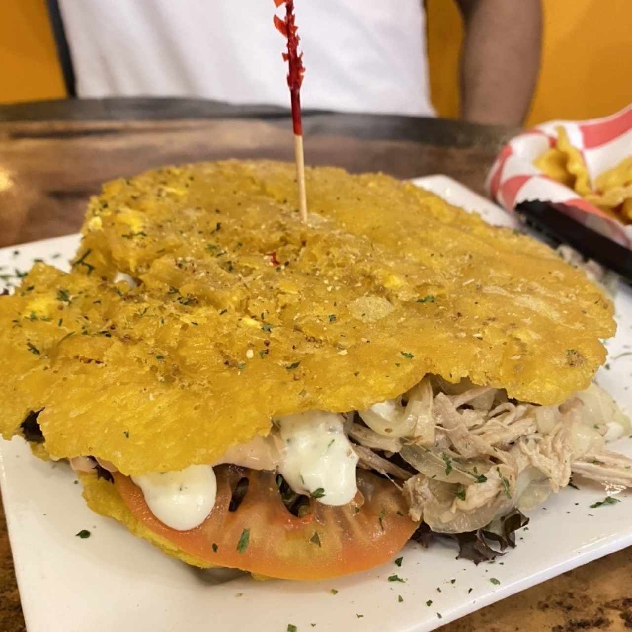 Hamburguesa de patacón