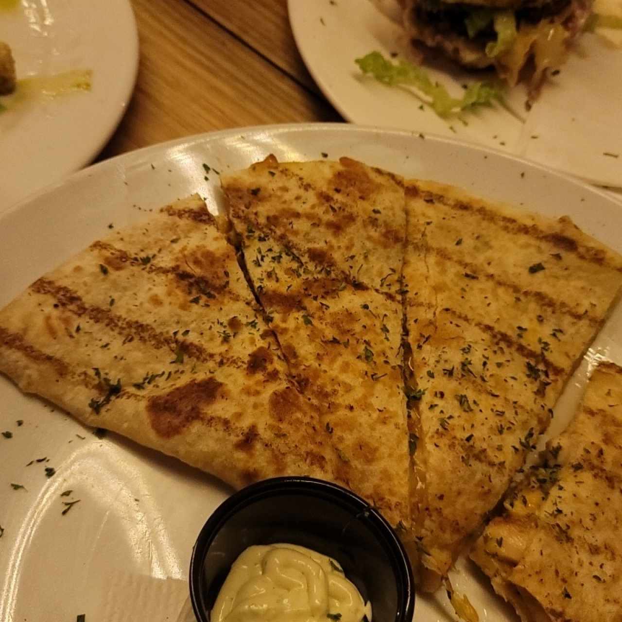 quesadillas de pollo