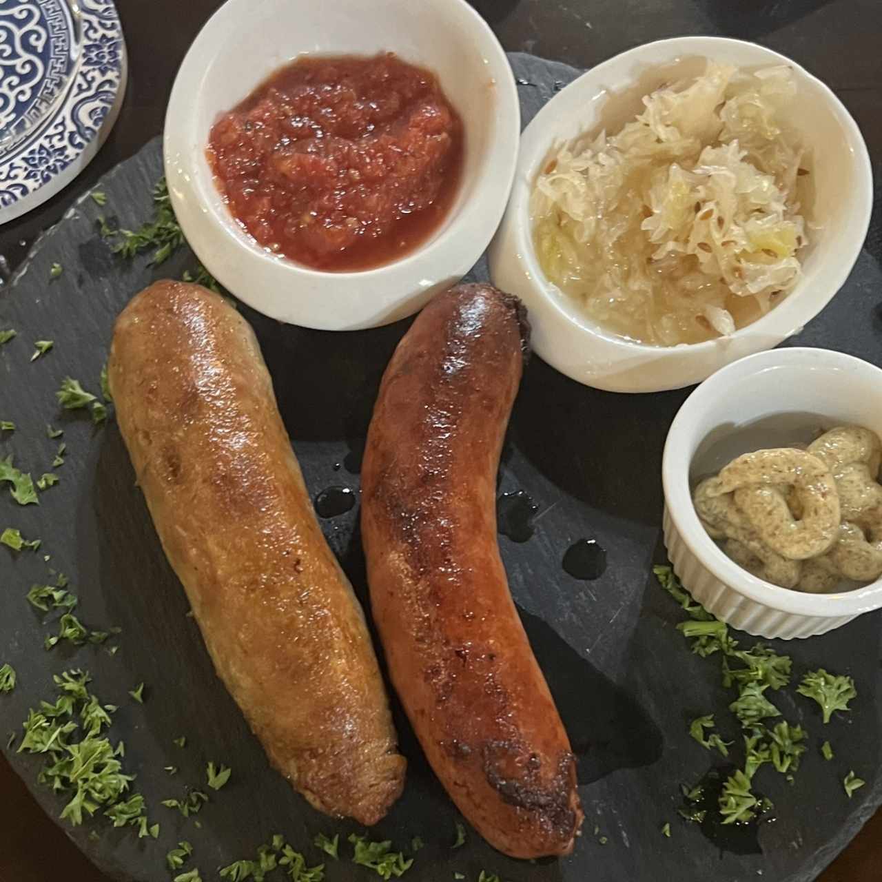 Chorizo aleman y griego