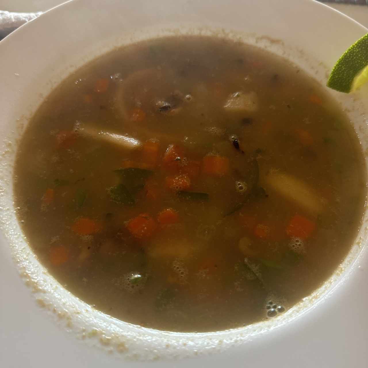 Sopa de mariscos