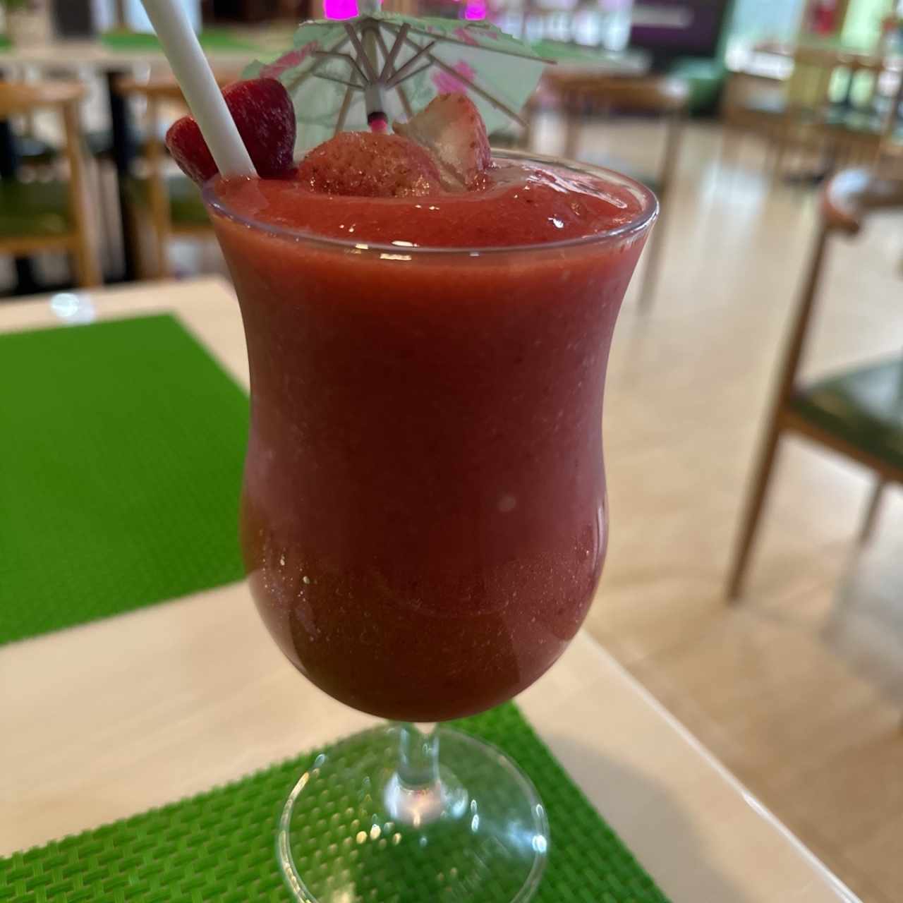 Batido de fresa