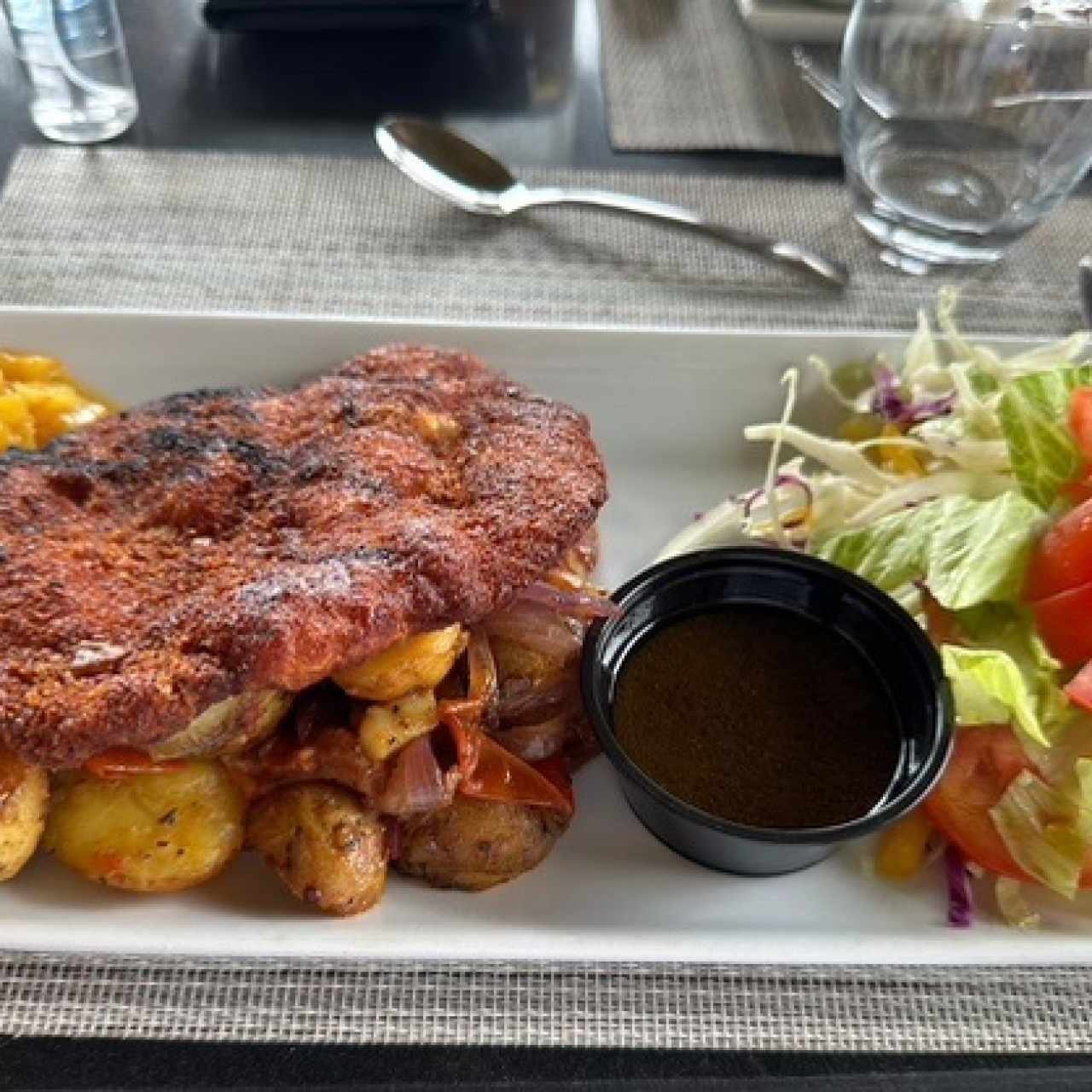 Milanesa de pollo