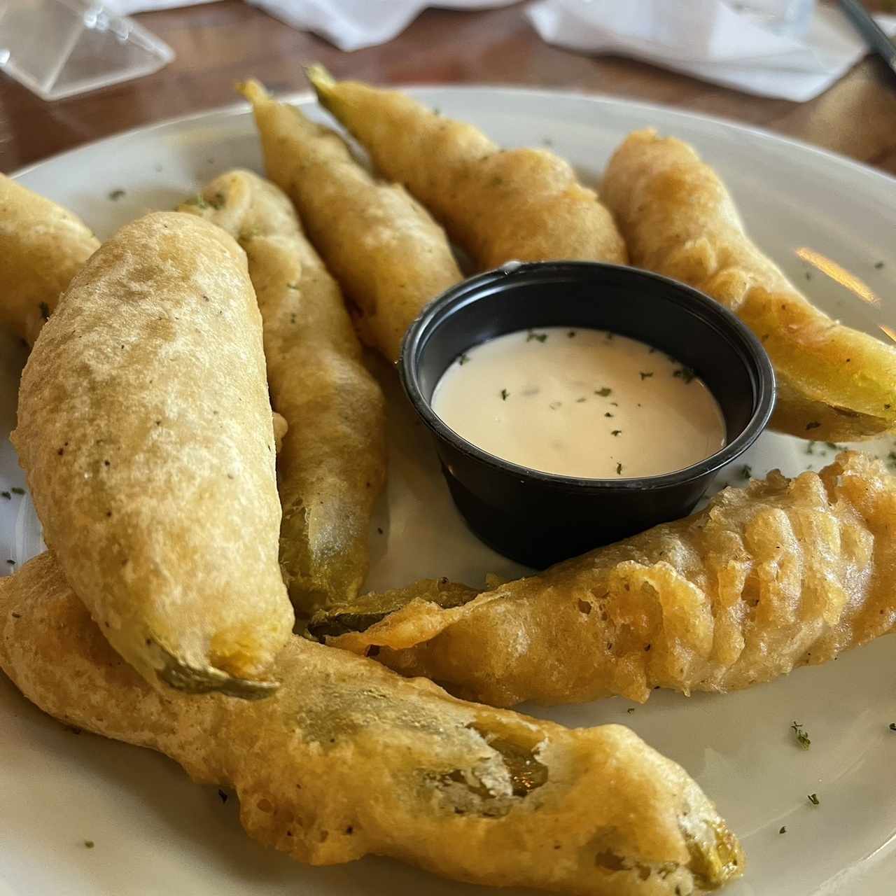 Deep Fried Pickles - Pepinillos Fritos