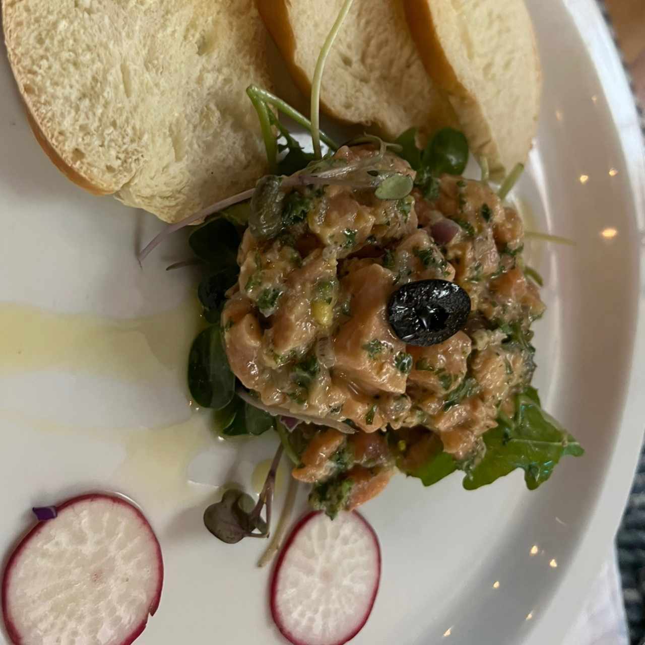 Tartar de salmón 