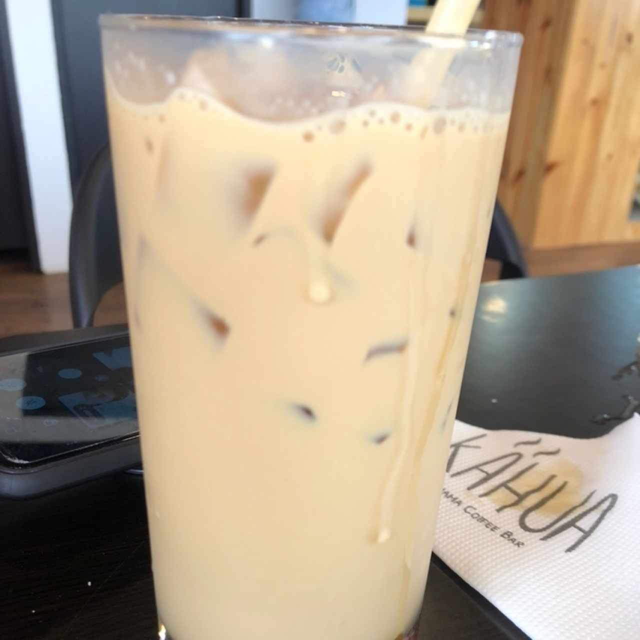 iced coffee decaf 