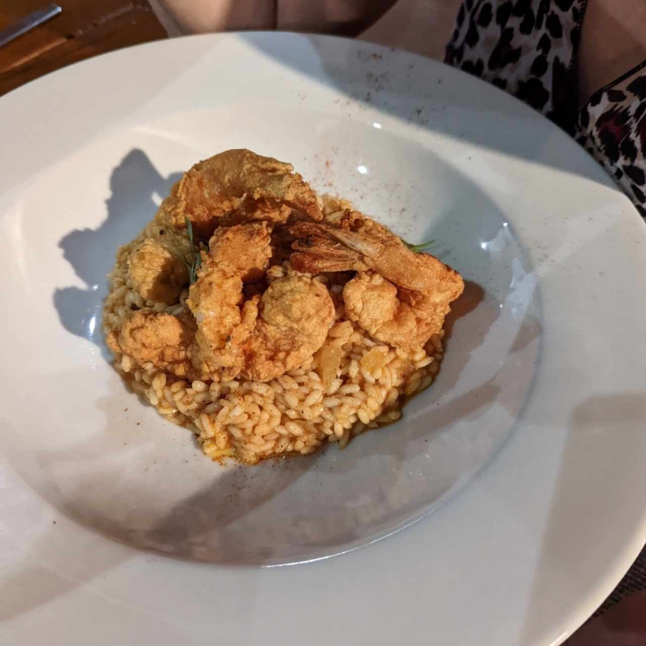 Risotto de Langostinos, Calamares y Almejas