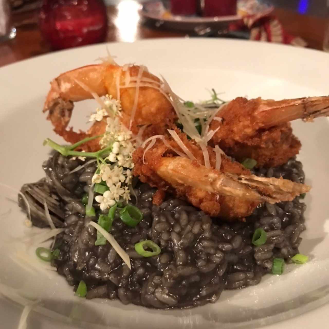 Risotto de Langostinos, Calamares y Almejas