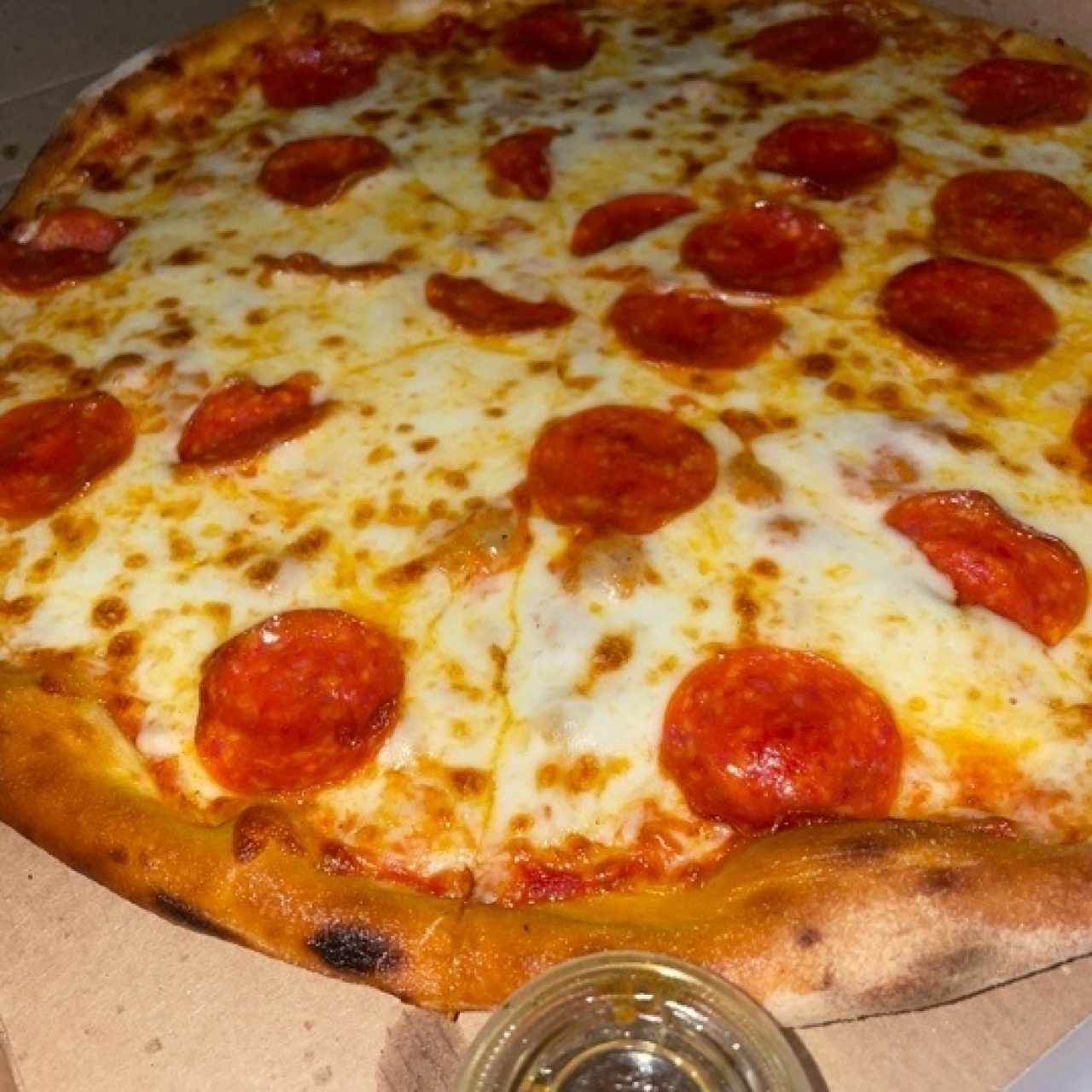 Pepperoni . Top