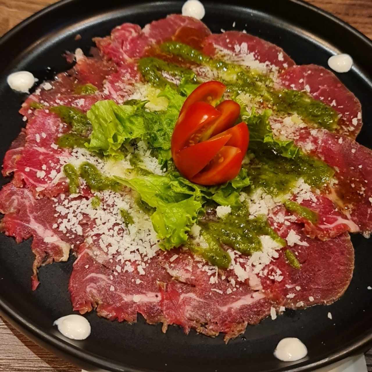 carpaccio de res