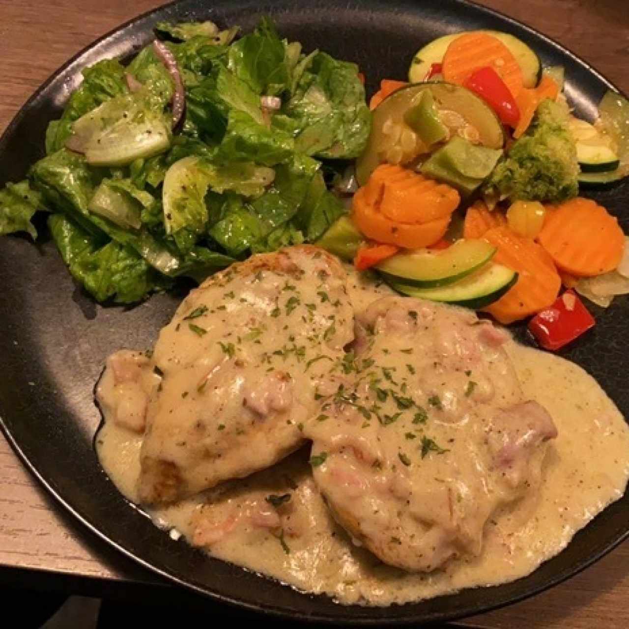 pollo a la carbonara 