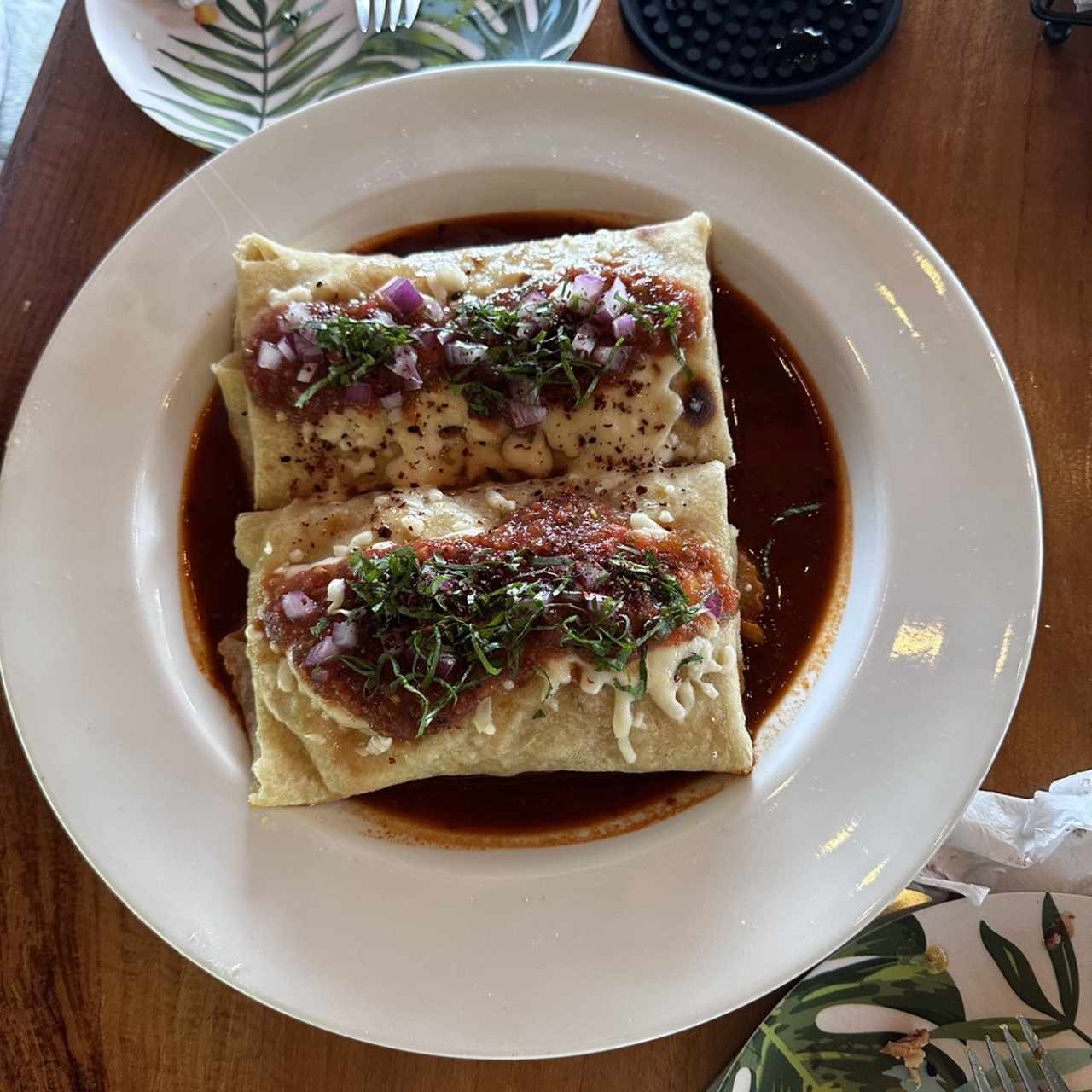 Enchiladas de pollo