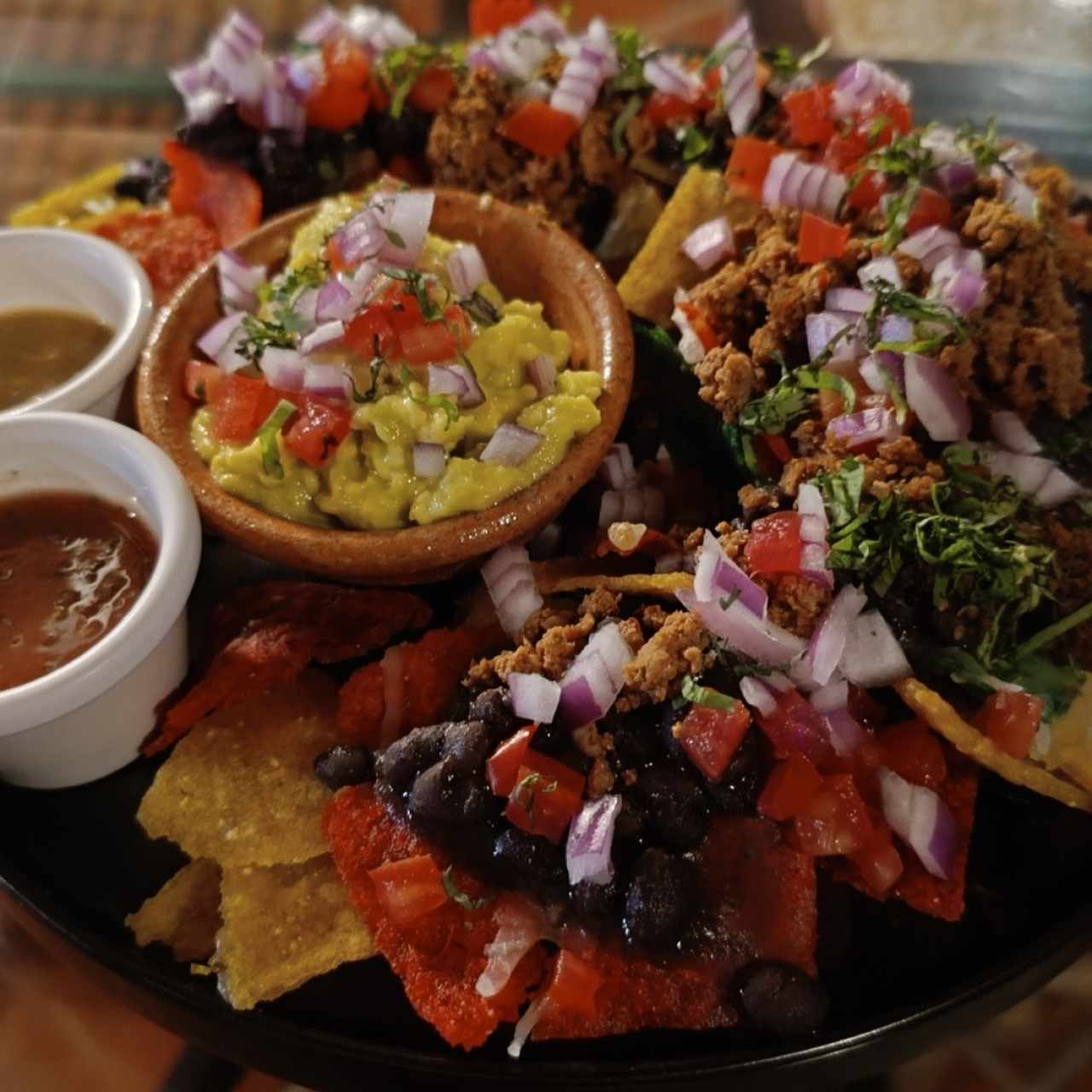 Nachos con carne