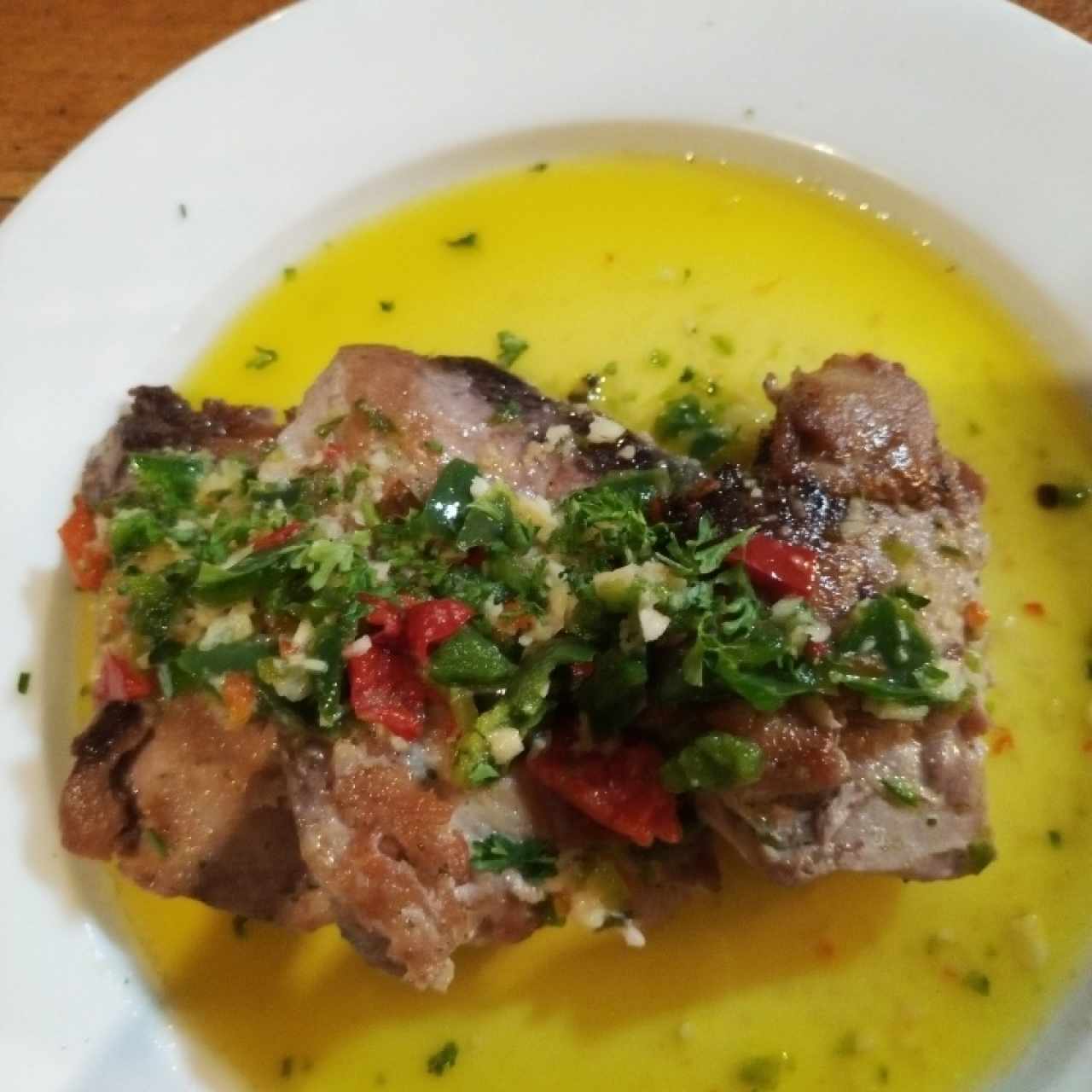 Filete al ajillo