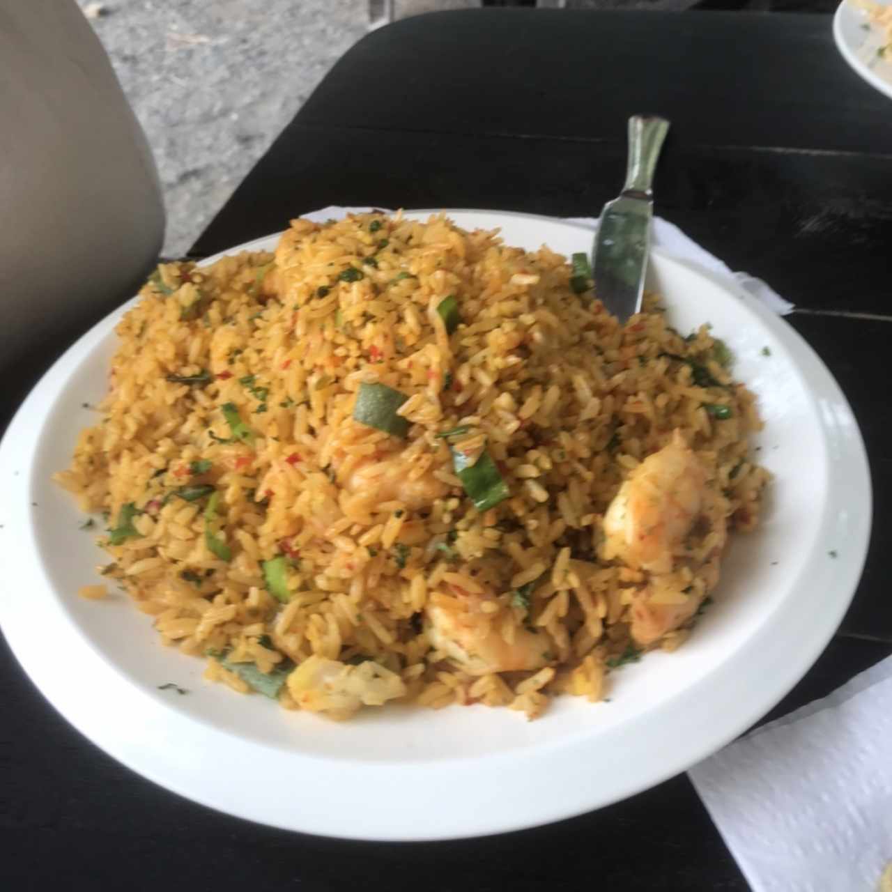 Arroz con camarones o casi que camarones con arroz ….