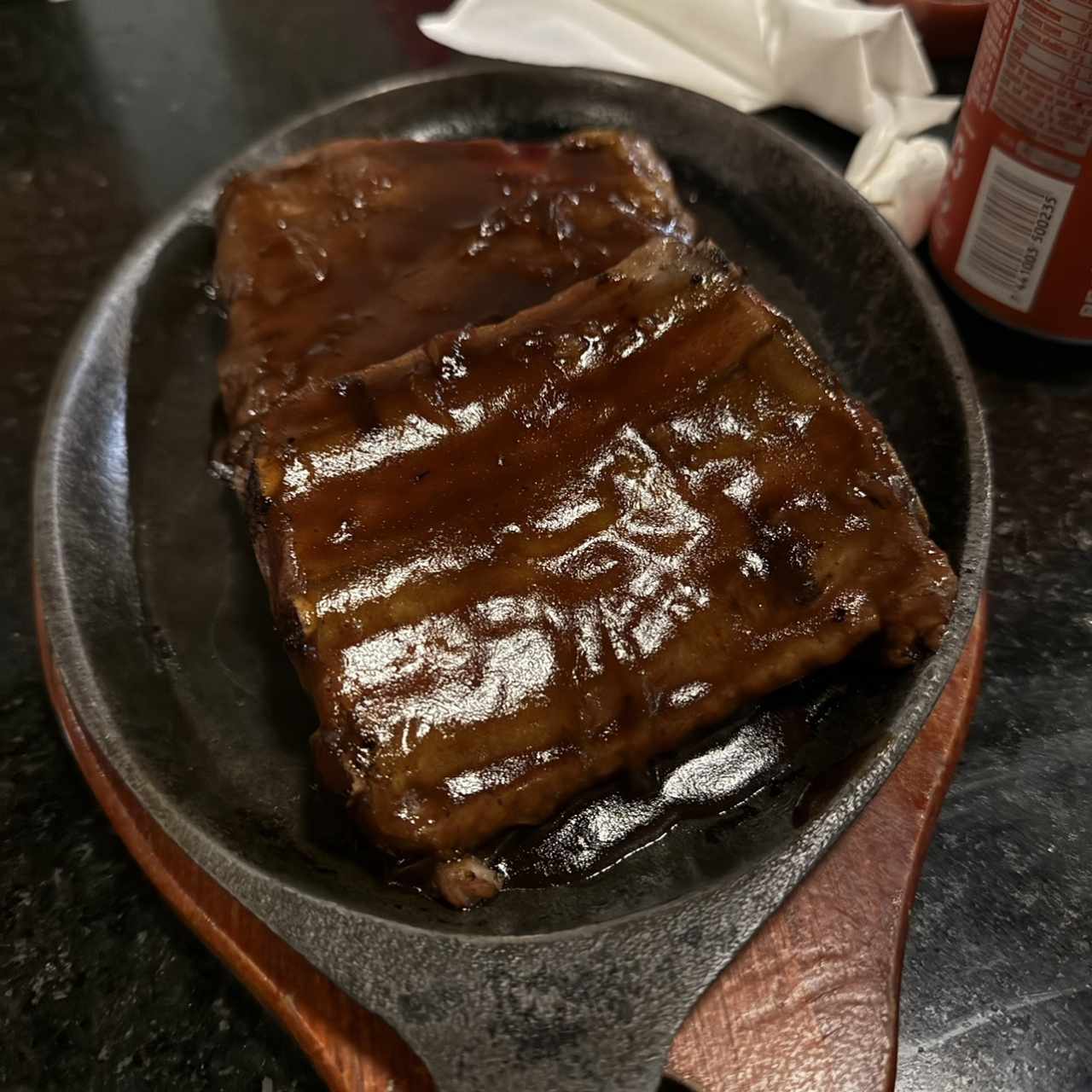 Costillas BBQ Jack Daniels