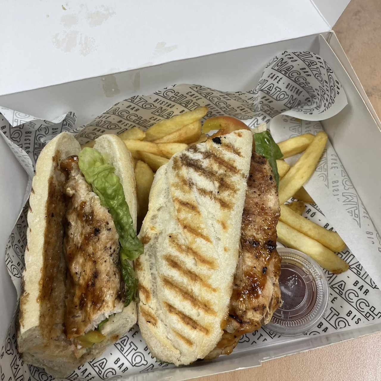 Panino de Pollo al Grill