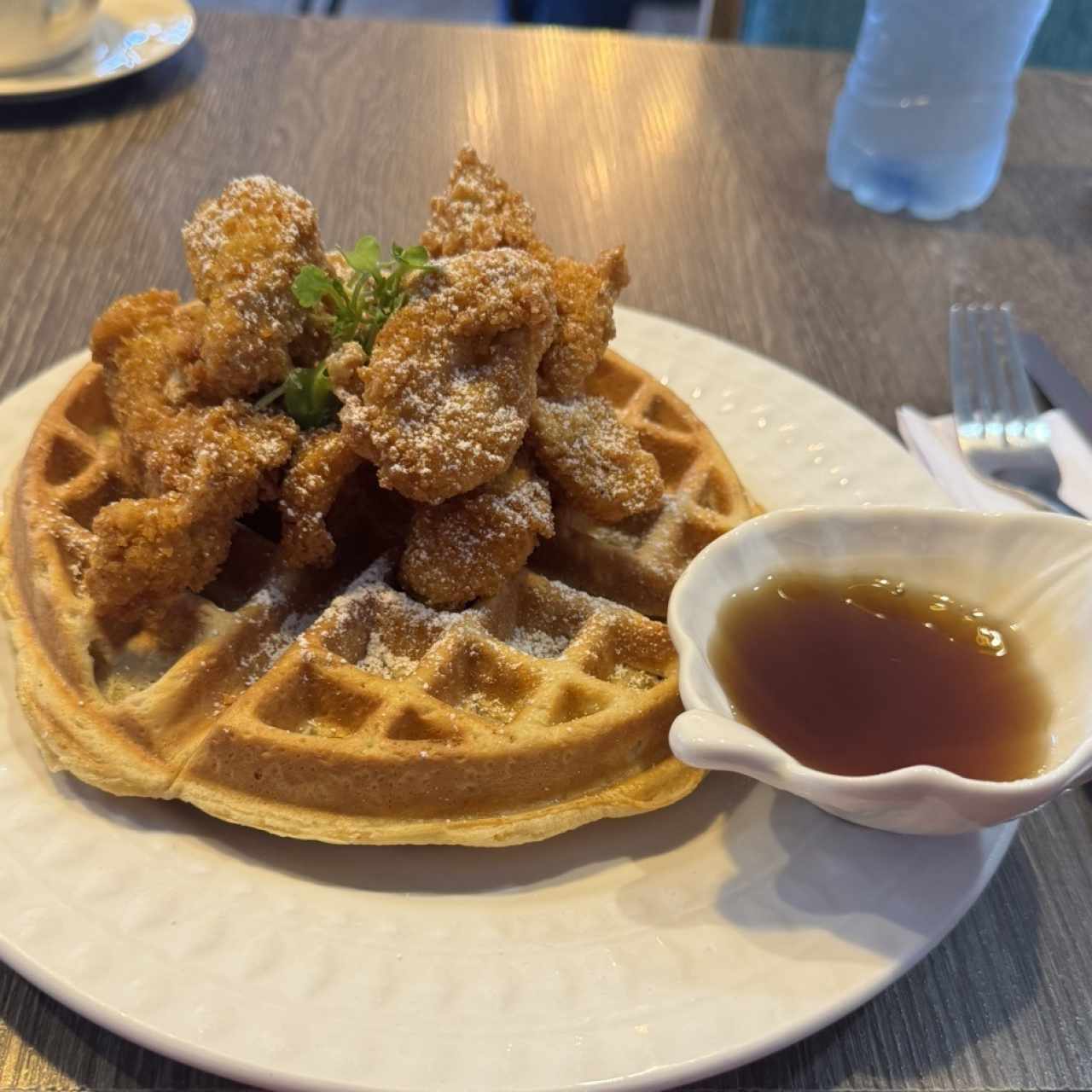 Chicken & waffles