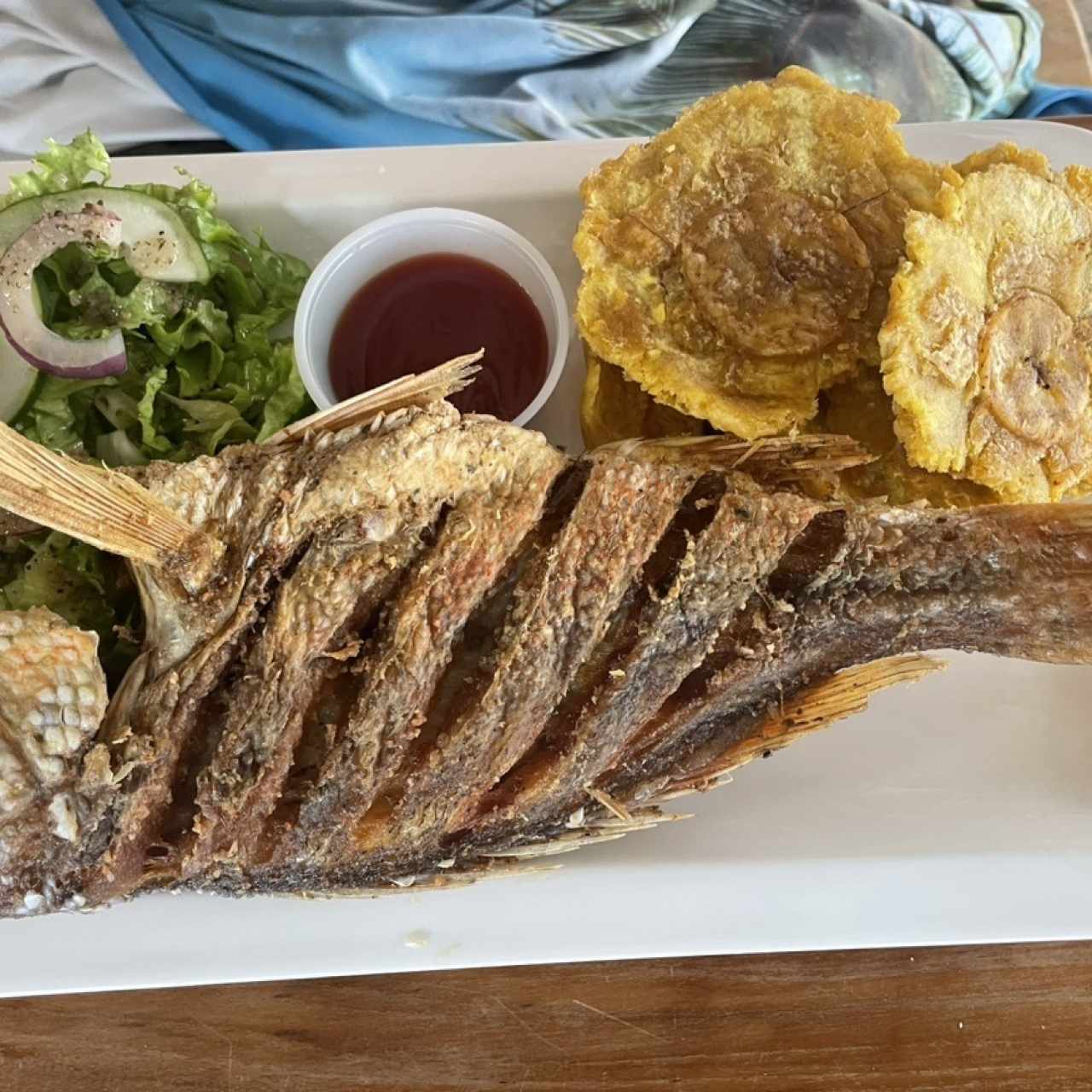 Pescado frito 