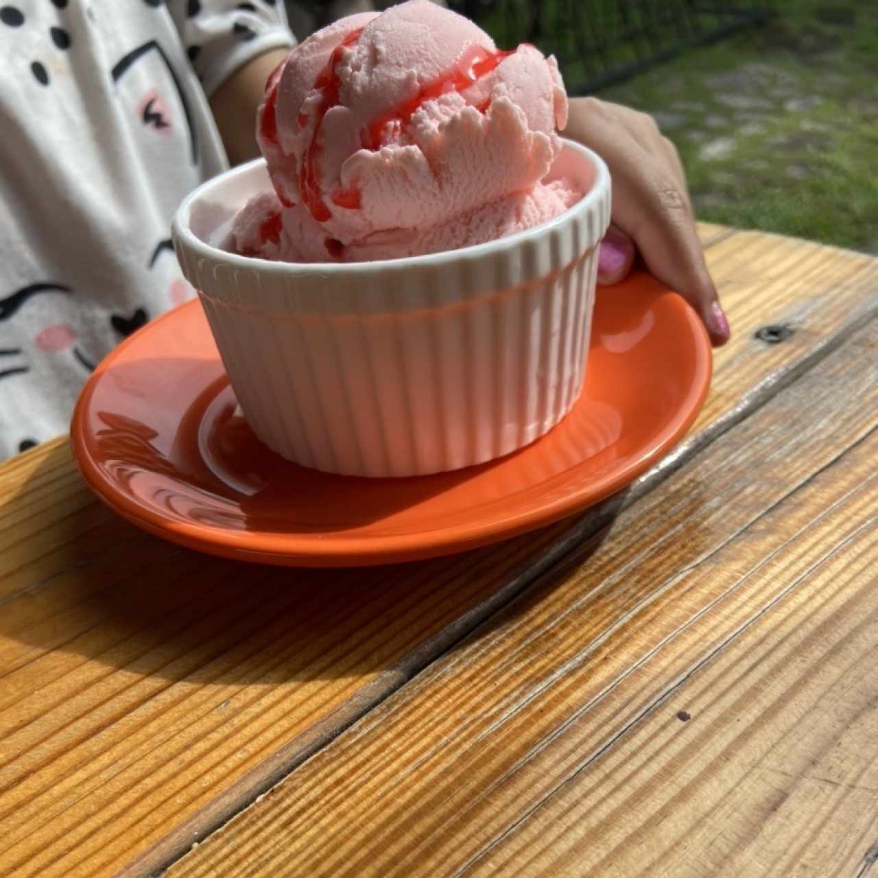 Helado de Fresa