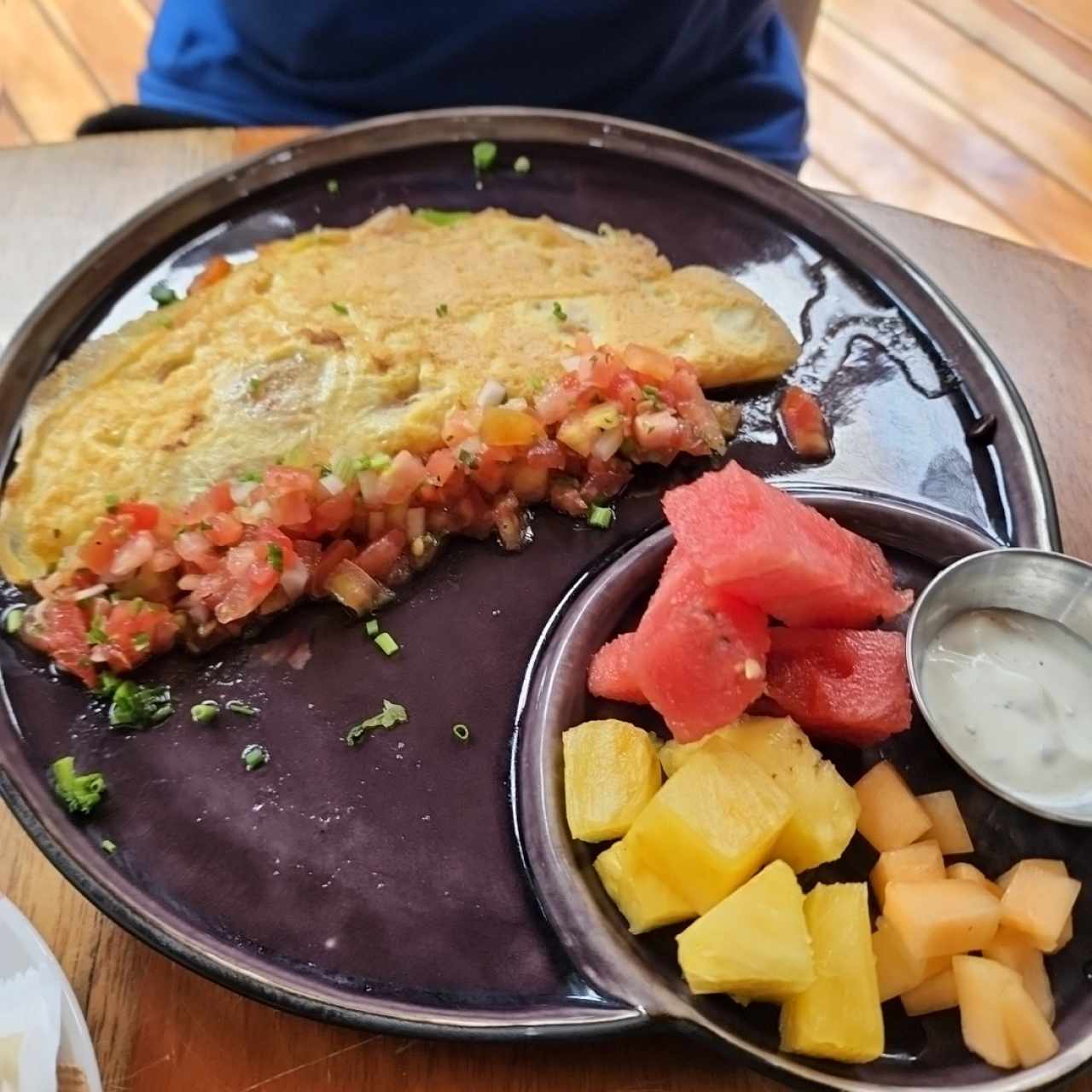 omelette & tostada