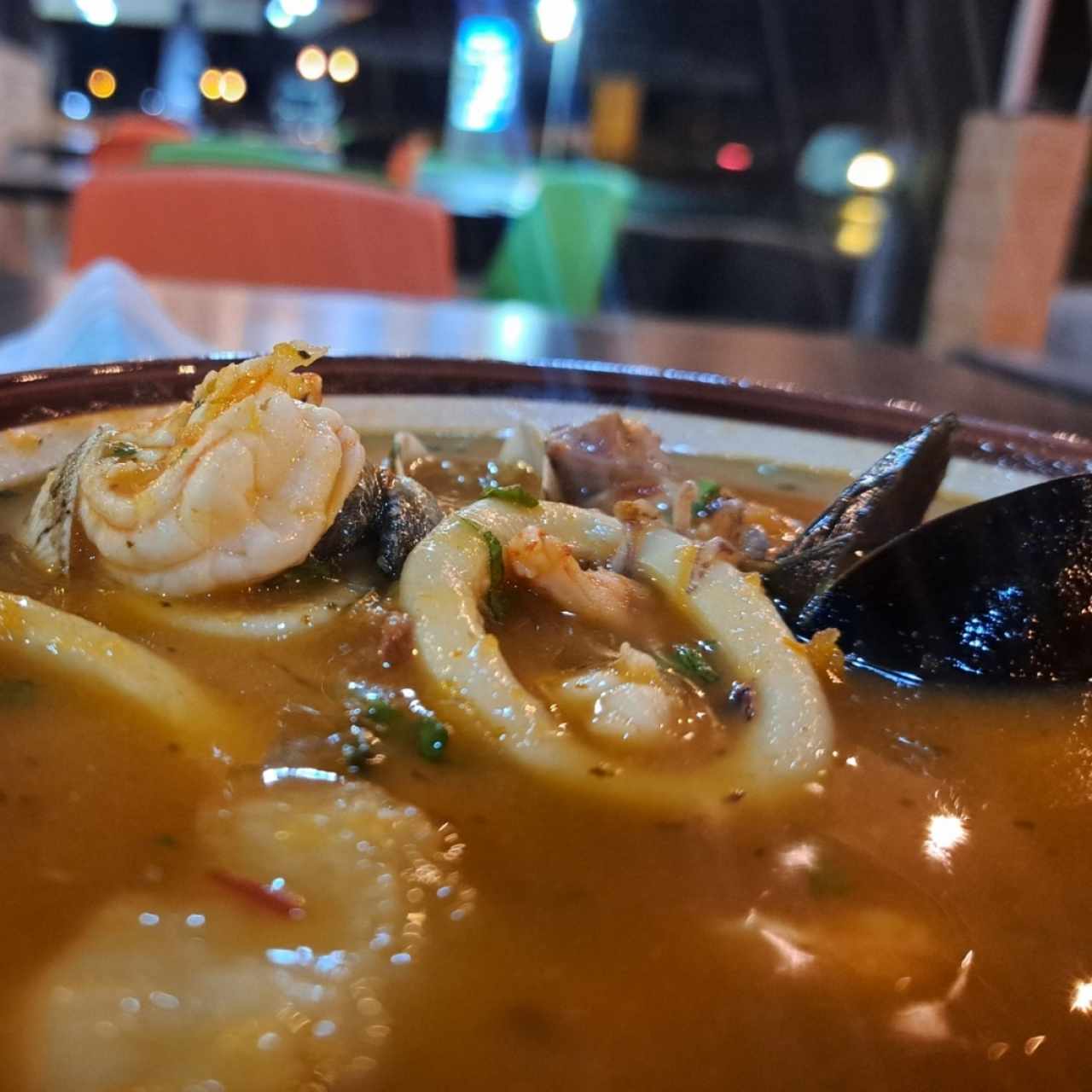 sopa de mariscos