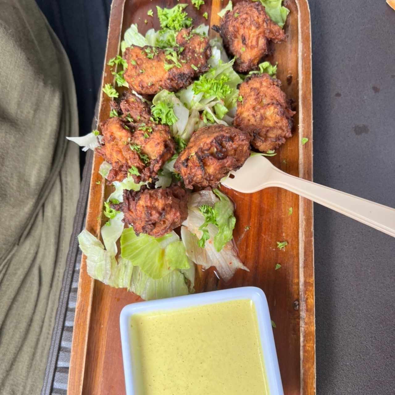 Croquetas de platano maduro y pollo