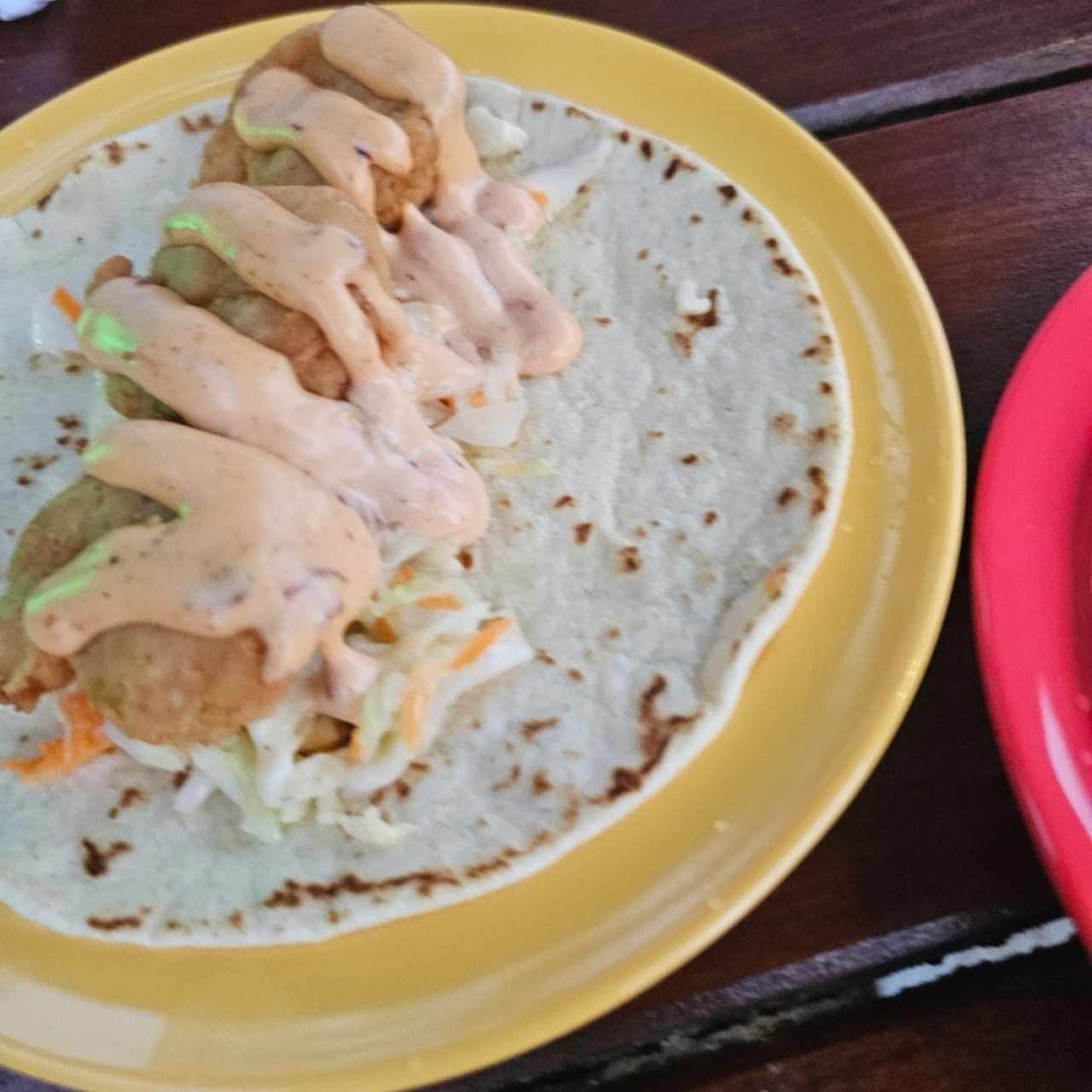 taco de camarones 