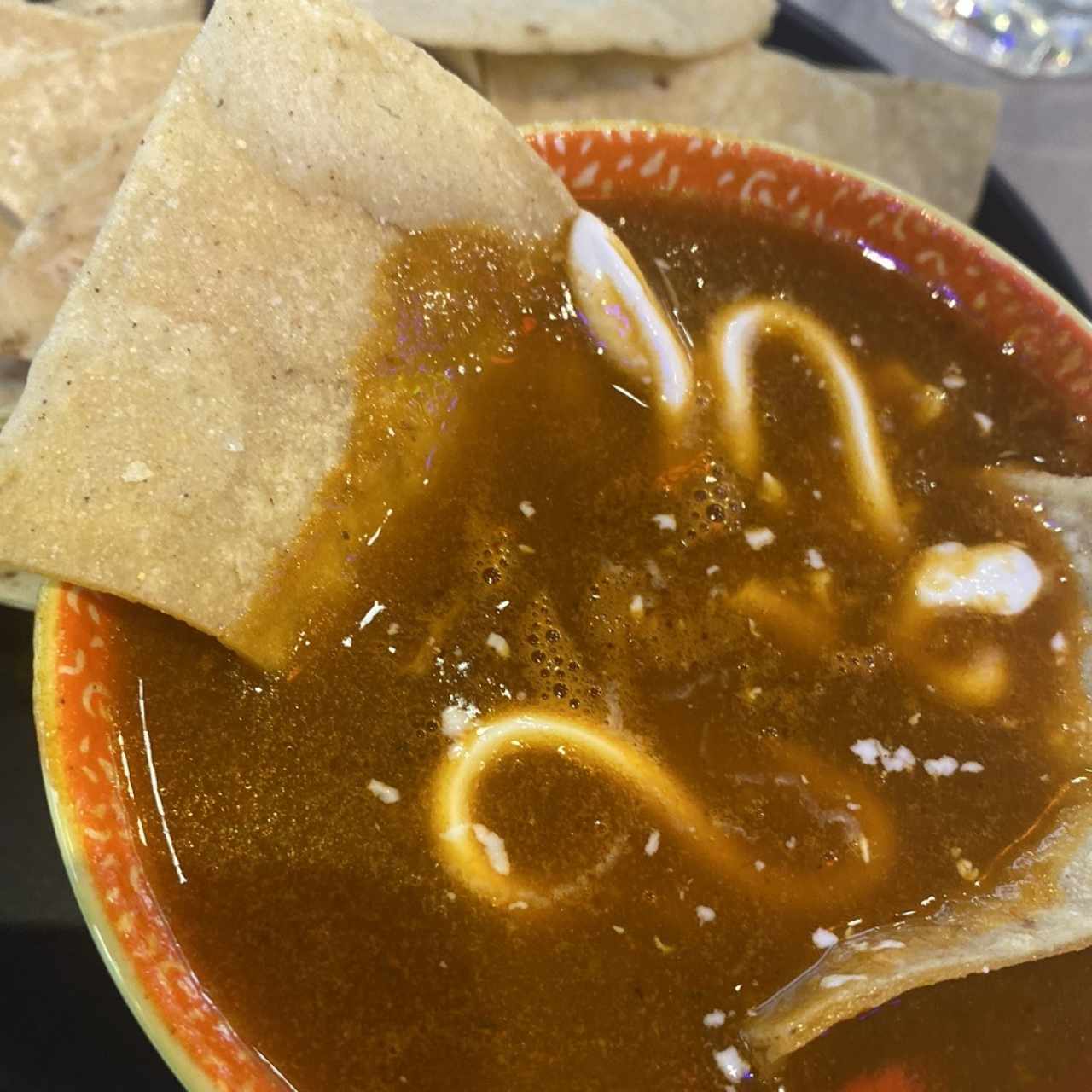 Sopa de tortilla 