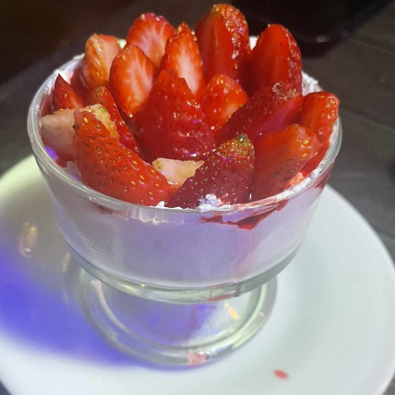 Fresas con cremas