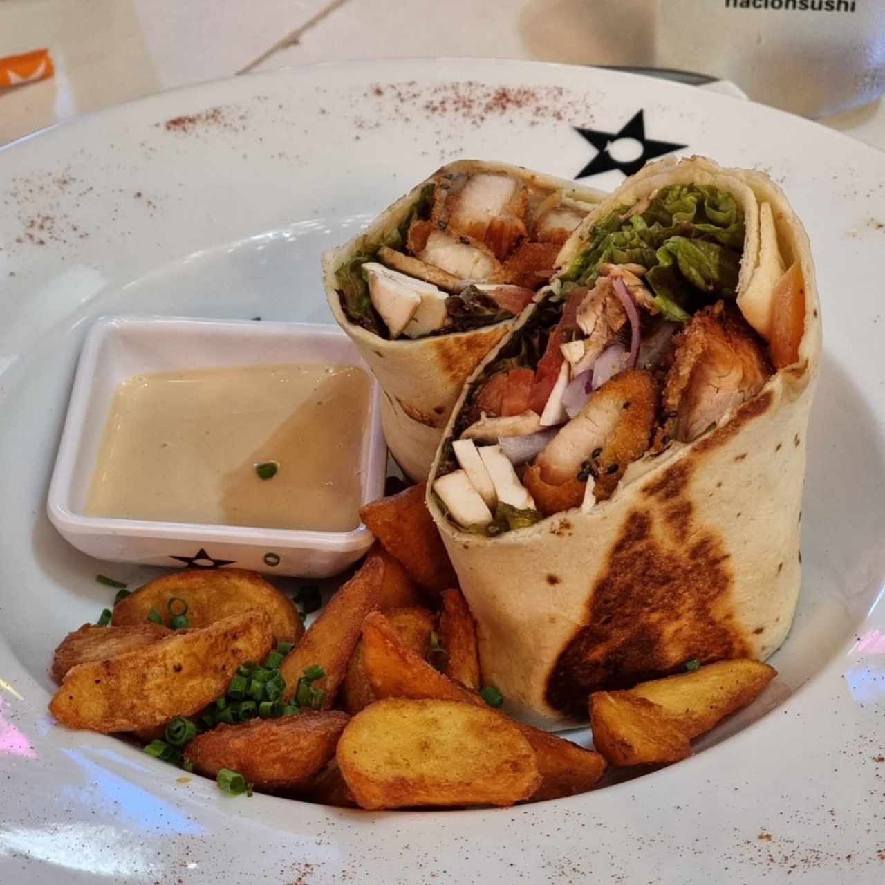 Wrap de Pollo Thai