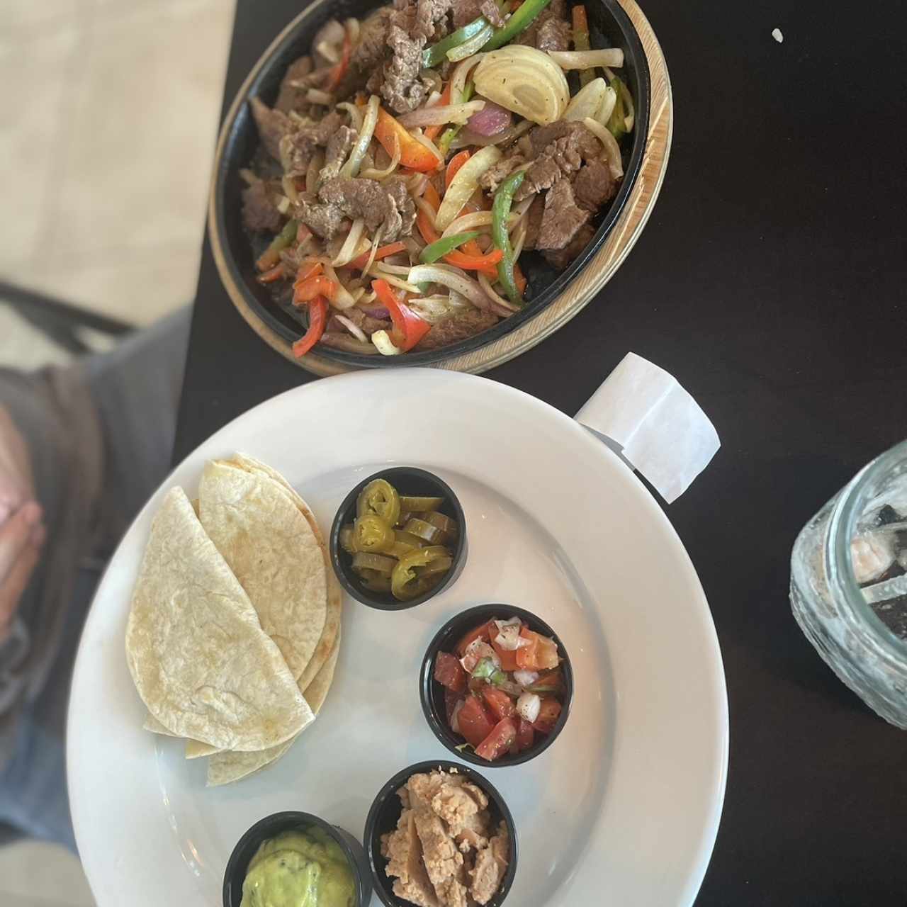 fajitas de carne