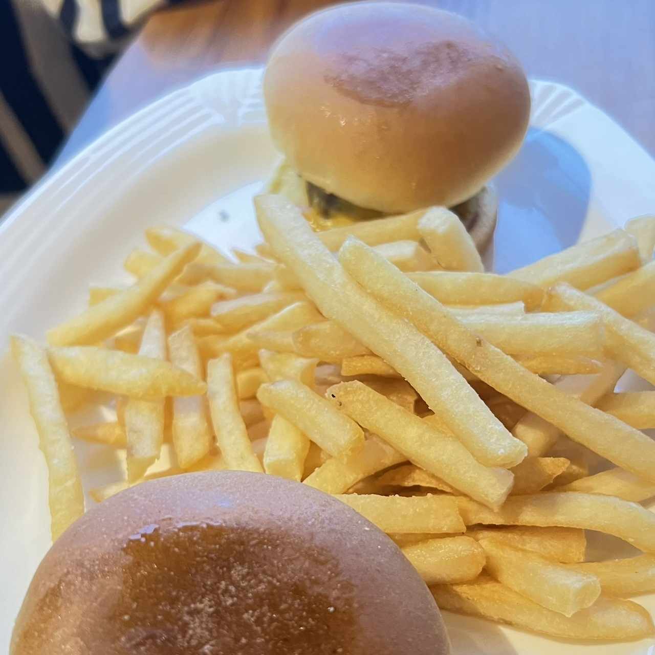 Hamburguesas menu de niños