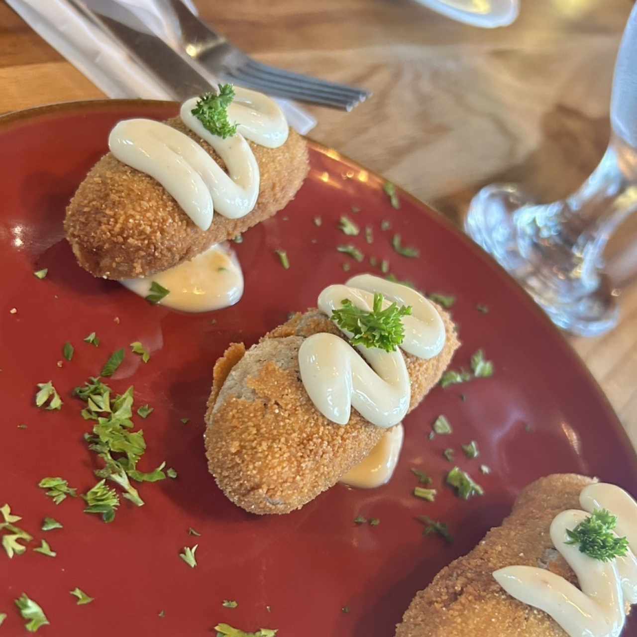 Entradas - Croqueta de Chorizo
