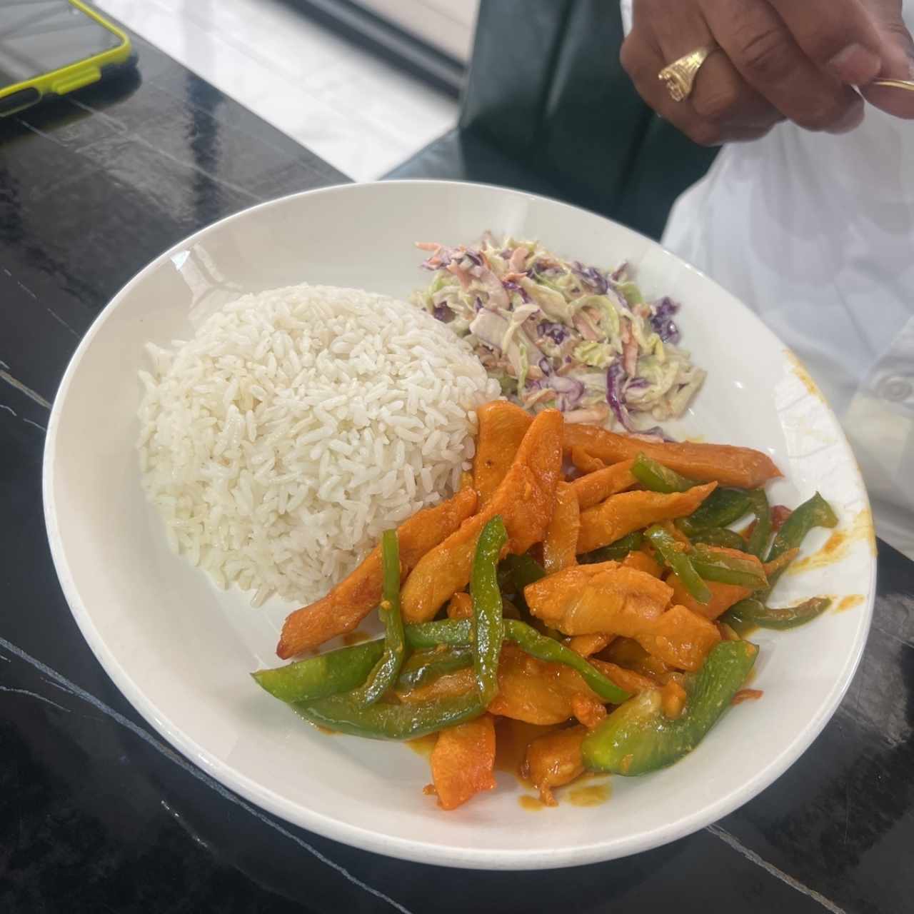 Pollo salteado 