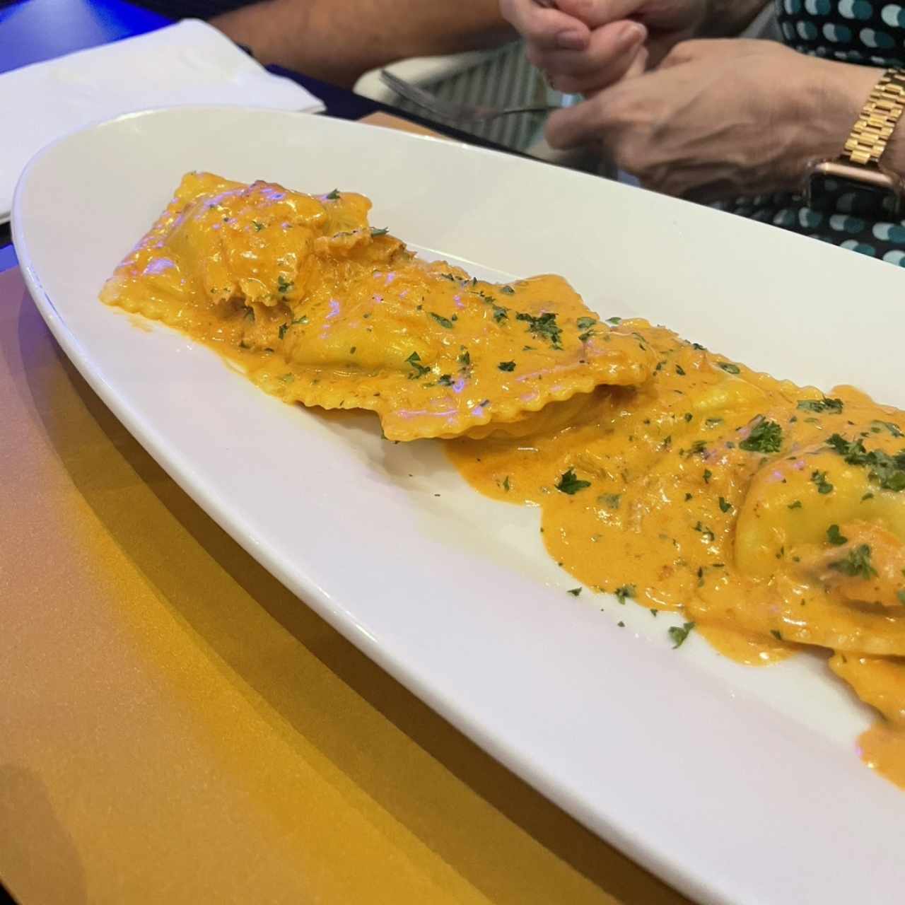 Ravioli al salmone