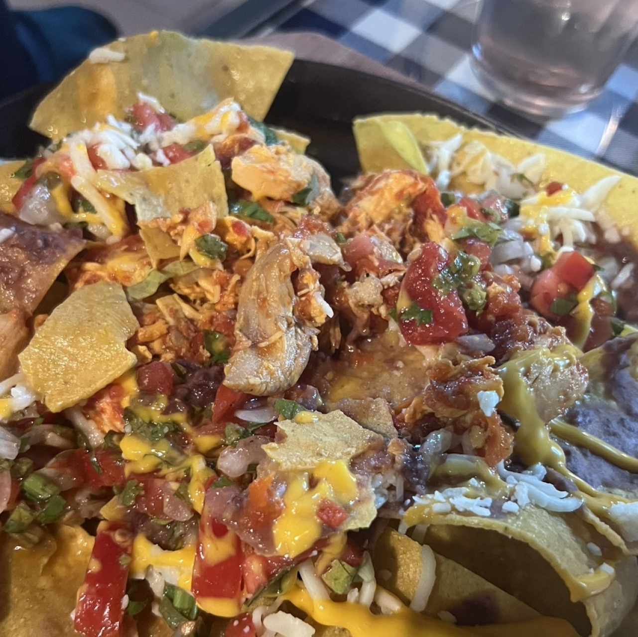 Nachos de pollo
