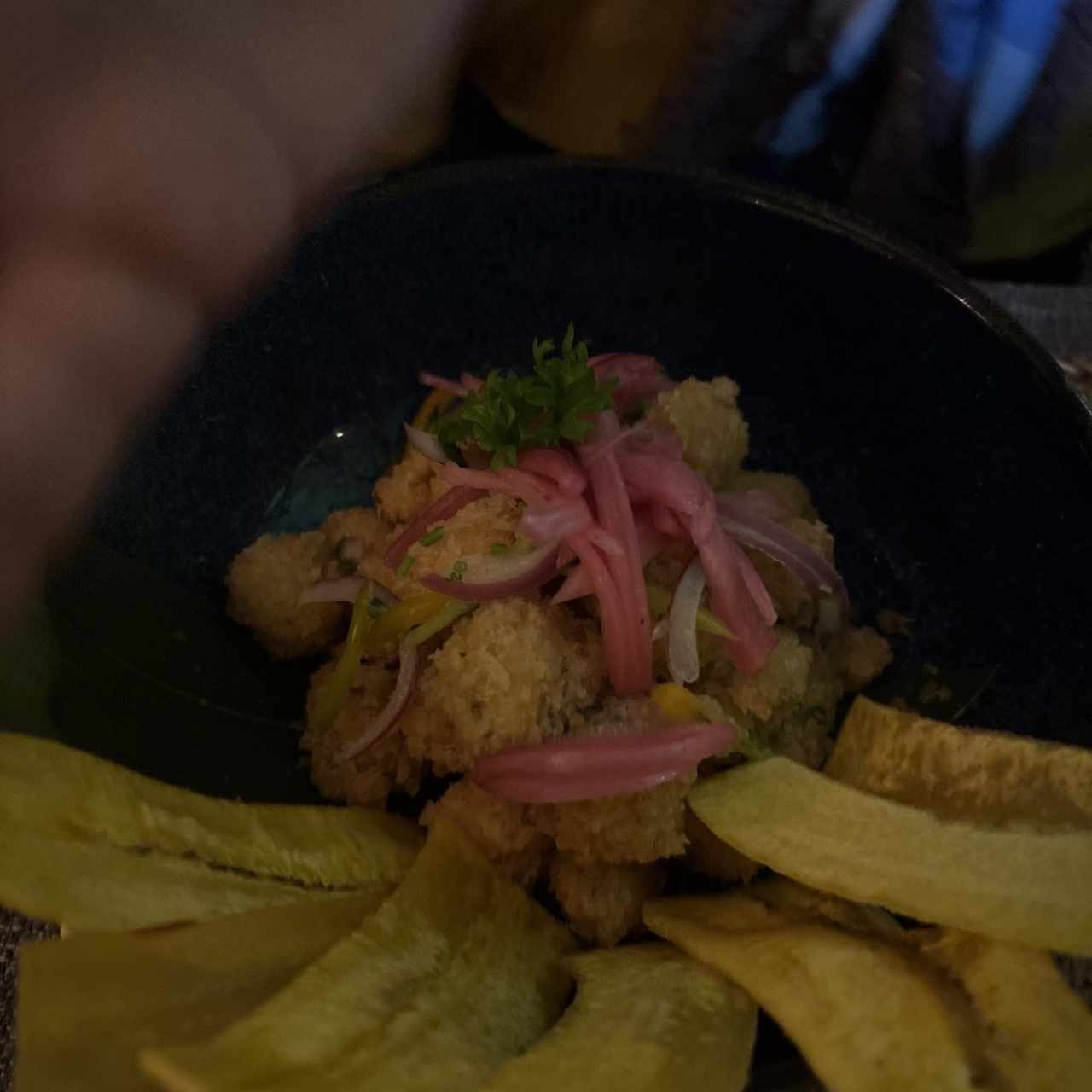 Ceviche frito 