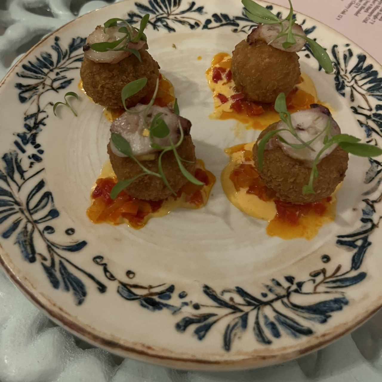 Croquetas de Pulpo Caribeñas